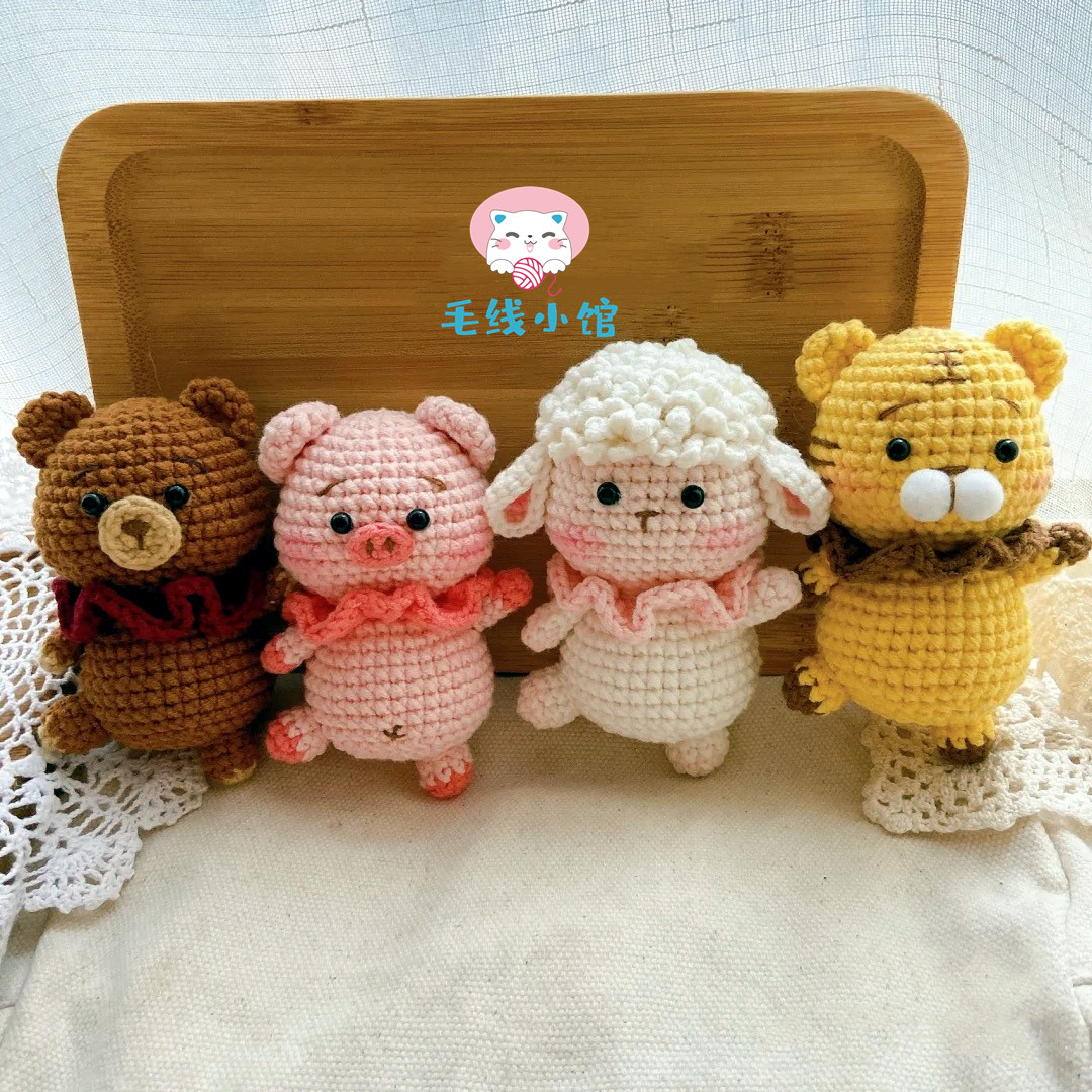 Ballet Dancer 008 Handmade Diy Crochet Wool Thread Braided Doll Doll Non-Finished Electronic Tutu Tutorial