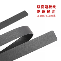 Male and female without buckle 4 0cm wide double face with smooth buckle letter pure copper belt buckle head hanging buckle punching belt