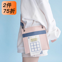 NULL Original Packet Women Skew Satchel Soft Leather Original Juku Wind Small Square Bag Cute Mini Bag Summer Lotto Series