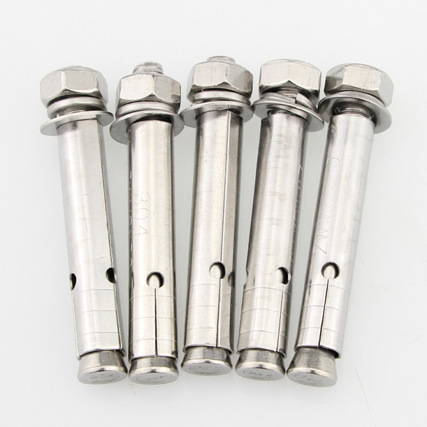GB color zinc plated expansion screw Stainless steel bolt pull explosion screw explosion screw air conditioning Peng expansion nail M6M8