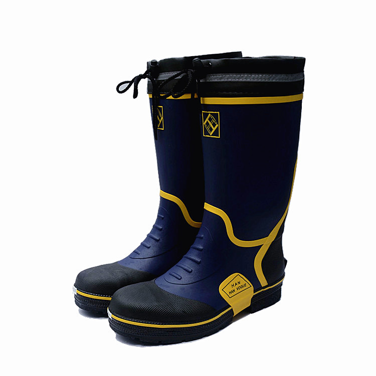 Thép cap toe sàn thép không thấm nước mưa khởi động của nam giới chống đập thủng thủng chấn thương mưa khởi động trang web mỏ than làm việc giày đánh cá ủng bọc giày đi mưa