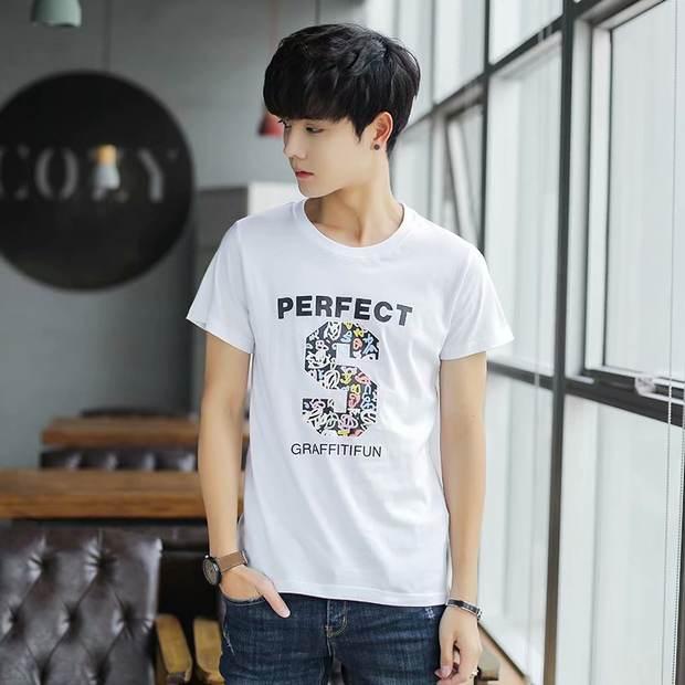 Cậu bé 9,9 nhân dân tệ Áo thun ngắn tay 12 màu rắn 11-13 tuổi 16 trẻ lớn Phiên bản Hàn Quốc 9 nam nửa tay áo 15 học sinh tiểu học áo thun nam có cổ