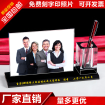 Crystal photo table photo frame 7 inch 8 inch classmates party photo taken graduation season company office souvenirs