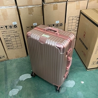 Небольшая сумка, розовое золото, алюминиевый кейс