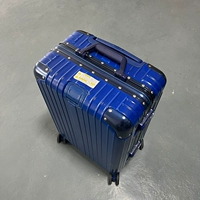 Синяя небольшая сумка, алюминиевый кейс