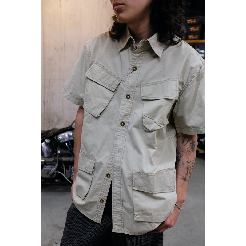 Oldclass American Retro Ivy Rockabilly Loose Short-Sleeved Shirt Bowling Shirt 50's Oldclass American Retro Ivy Rockabilly Loose Short-Sleeved Shirt Bowling Shirt 50's