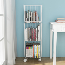 Simple bookshelf landing childrens desk next to storage rack small iron art bookcase removable baby floating window frame
