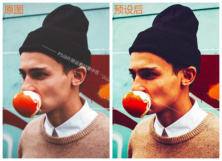 PS/Lr电影胶片小清新复古滤镜调色预设 RNI V4