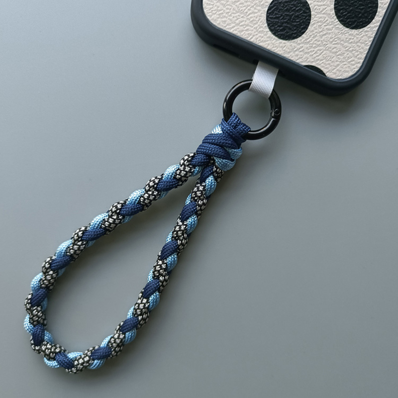 Mobile Phone Case Lanyard, Hand-Woven Rope Wrist Strap Pendant, Outdoor Sports New Short Woven Hand Strap Hanging Chain for Women