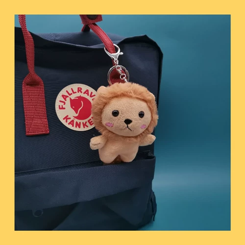 Мультяшная милая застенчивая подвеска, плюшевая кукла, ранец, рюкзак, небольшая сумка, лев