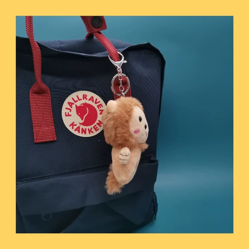 Мультяшная милая застенчивая подвеска, плюшевая кукла, ранец, рюкзак, небольшая сумка, лев