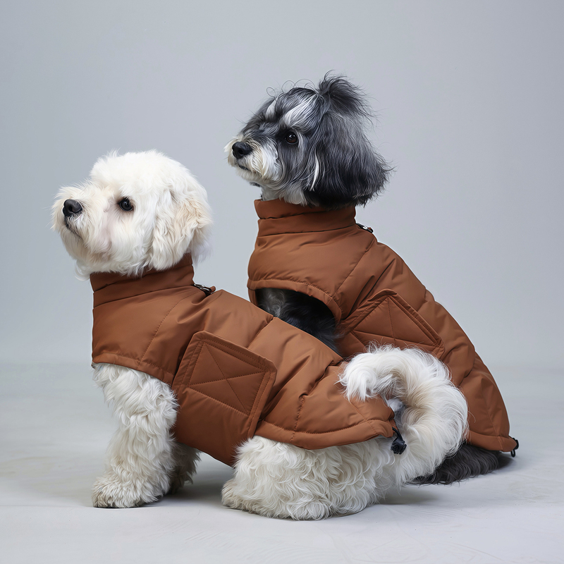 Winter Dog Clothes down Vest White Duck down Warm Schnauzer Bichon Teddy Small Dog Pet Coat Trendy Winter Dog Clothes down Vest White Duck down Warm Schnauzer Bichon Teddy Small Dog Pet Coat Trendy
