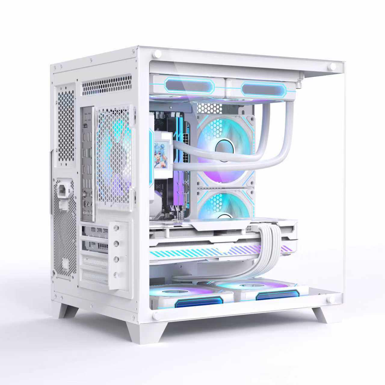 Desktop Computer, Complete Set for Office, Design, Home Use, High-Performance Gaming, Fully Assembled