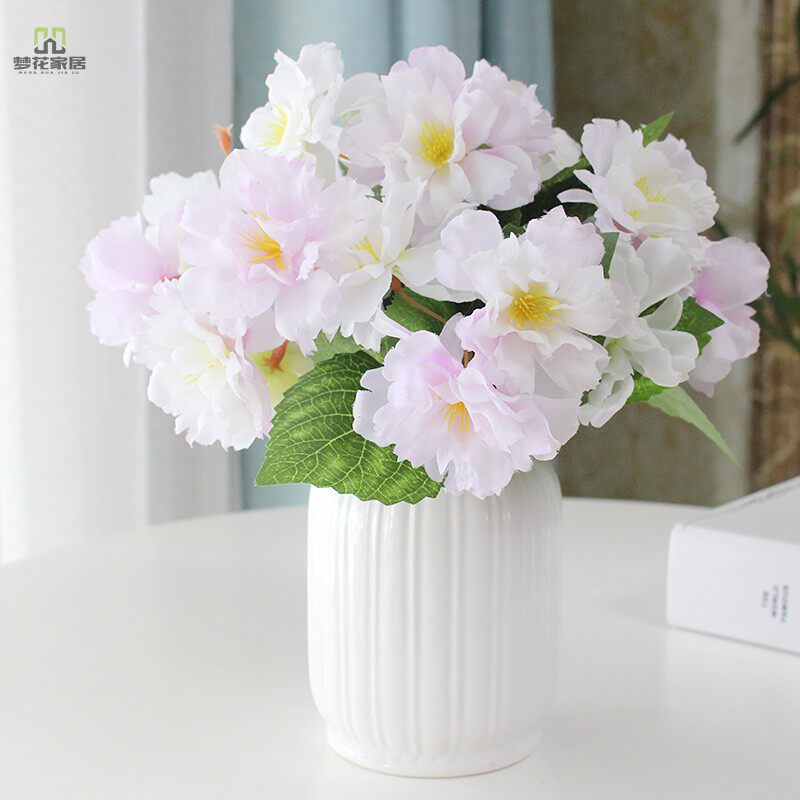 Exhibition Cabinet Decoration Rose Bottle Suit Simulation Flower Small Pendulum Pieces Silk Flower Shoes Cabinet Floral Bedroom Flower Fake Flowers Potted Flowers