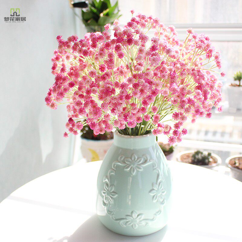 Insert drying flower ceramic vase swinging piece Living room flower arrangement minimalist in modern creative home furnishing floral living room tea table
