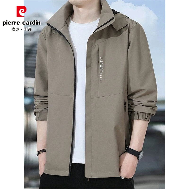 Pierre Cardin Men's Outdoor Jacket 2026 New Spring and Autumn Waterproof Large Size Casual Summer Jacket Pierre Cardin Men's Outdoor Jacket 2026 New Spring and Autumn Waterproof Large Size Casual Summer Jacket