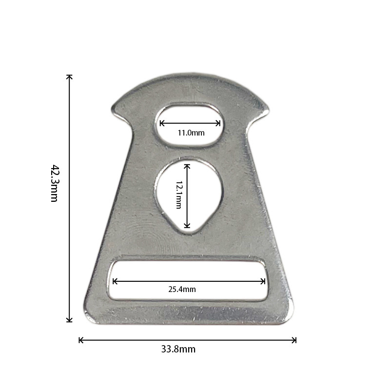 Tent Canopy Accessories, Support Pole Triangle Piece, Outdoor Wind Rope Buckle, Adjustable Drawstring Accessory, Chrome-Plated Anti-Slip Iron Piece