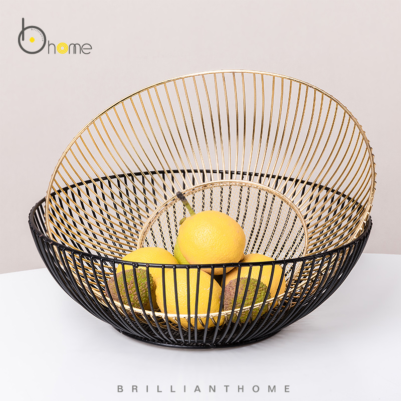 Nordic Light Luxurious Wind Home Online Red Fruit Pan Creative Modern Minima Living Room Water Fruit Basket European Style Tea Table Snack Tray