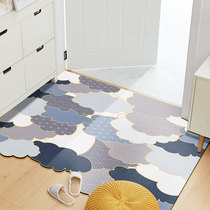 Access door pvc floor mat leather scrub mat entrance mat home door carpet light luxury disposable door mat