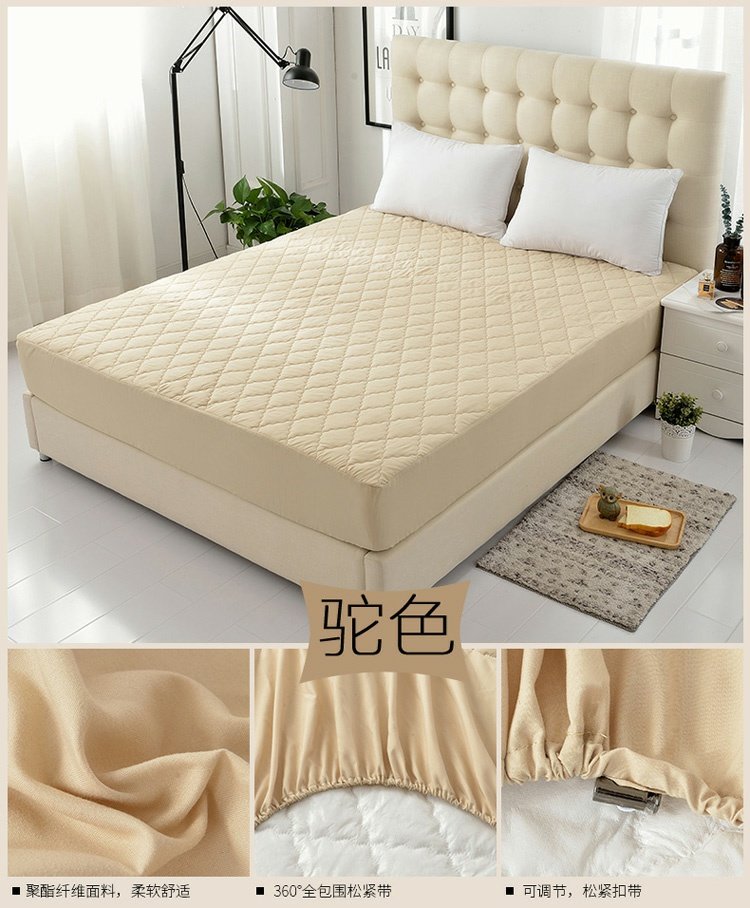 Giường không thấm nước Giường đơn bọc chăn dày cách nhiệt nước tiểu thông gió Simmons bảo vệ nệm 1,5 m 1,8m giường Mẫu ga phủ giường