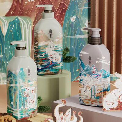 阿道夫「神兽山海经」茶麸洗护套装