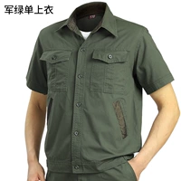 Зеленая хлопковая тонкая футболка