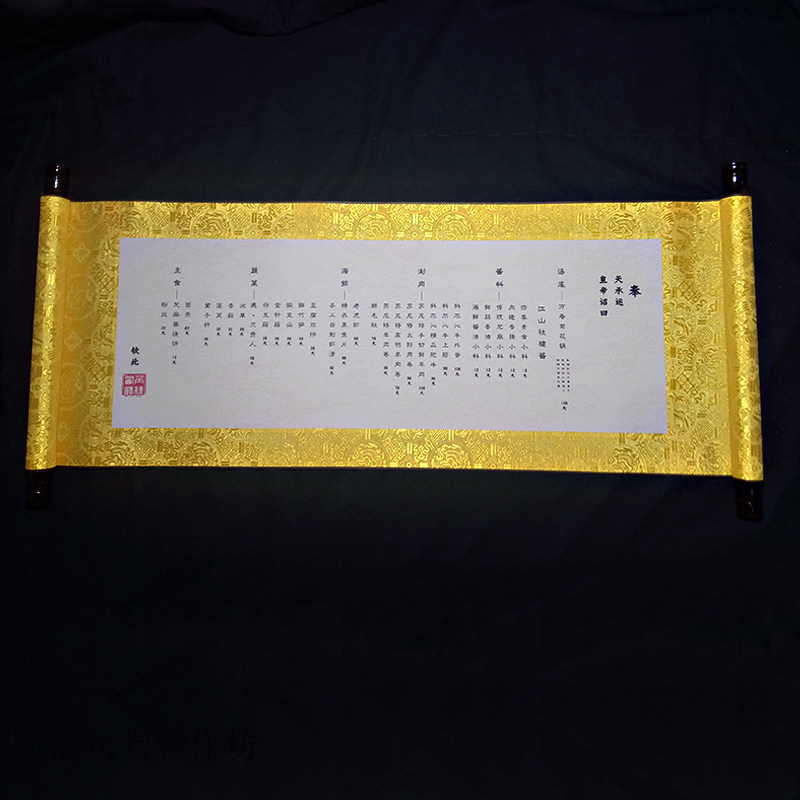 Personality customisation of the Holy Edict Writ Fidelity certificate Target-like menu Sign up to the scroll Event Sacred Props