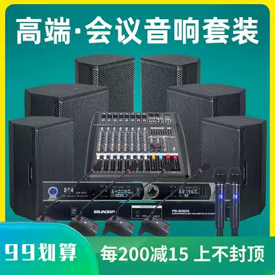 Conference room audio equipment Full Set Dance Studio dedicated meeting training wireless microphone microphone wall speaker