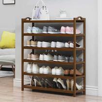 Simple shoe rack at the door for home use good-looking and economical bamboo storage artifact storage rack non-solid wood shoe cabinet