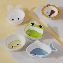 Bunny childrens tableware bowl baby bowl cartoon home kindergarten eating bowl cute baby food bowl