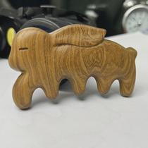 Rabbit natural sandalwood comb meridian comb scalp therapy massage comb health care fatigue relief health care one-piece hair replacement