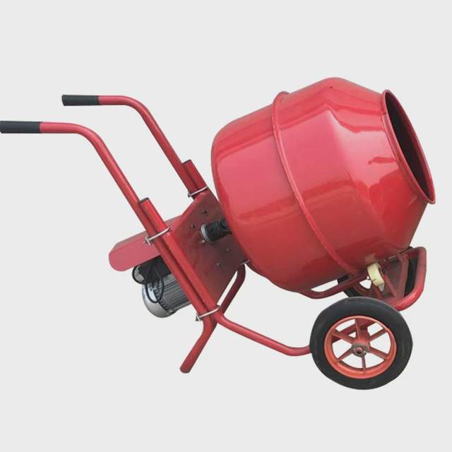 220V multi-function concrete mixer small cement mortar gravel feed home decoration 350L mixer discount