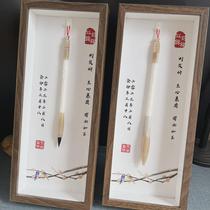 Baby fetal hair pen diy self-made materials baby custom umbilical cord stamp fetal hair pen set box souvenir photo frame