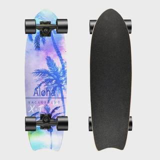 27寸冲浪板68*20cm大鱼板四轮滑板东北枫儿童成人单翘板厂家直供