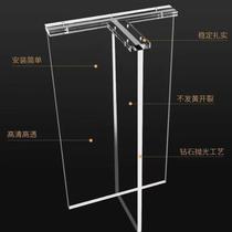 Highly transparent acrylic table legs custom transparent table legs dining table bracket coffee table rock plate support leg bracket suspended table