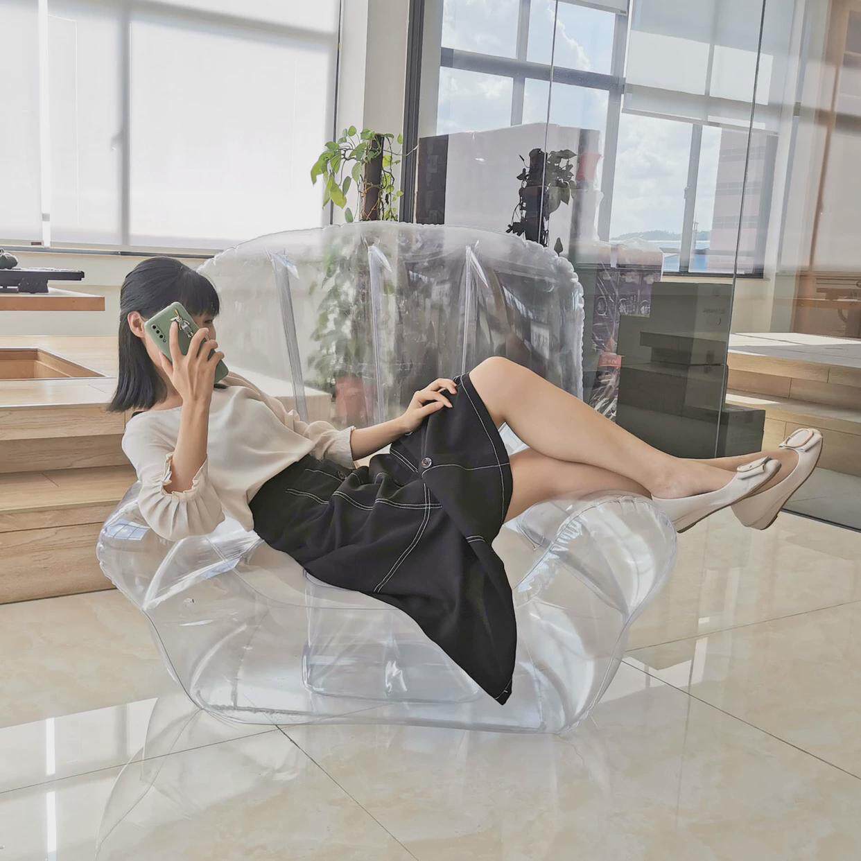 Надувной диван, кукла, надувная система хранения, популярно в интернете, DIY 