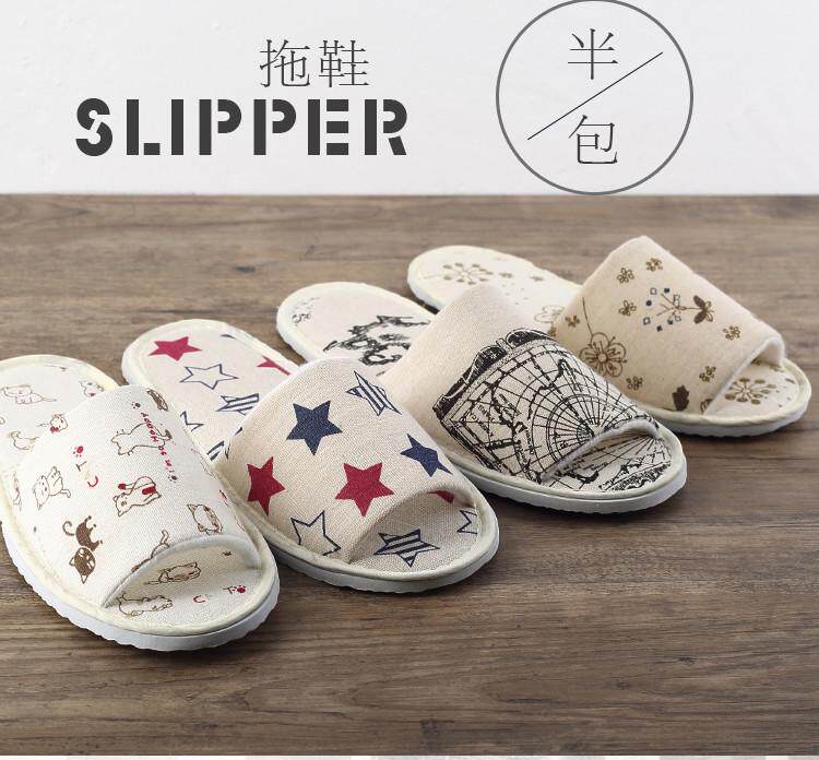 Одноразовые тапочки 家居春秋一次性拖鞋客人防滑室内男女酒店宾馆家用夏加厚 10双装