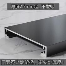 Thickened aluminum alloy door cover with edge door frame and dumb door cover for balcony kitchen living room bathroom elevator entrance door and window cover
