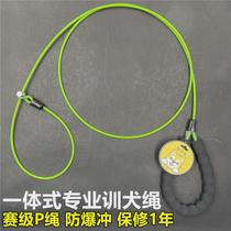 Dog leash explosion-proof dog rope P rope dog chain puppy small dog medium dog large dog P chain dog collar