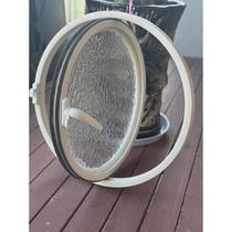 Arc window central axis rotating round window moon window indoor round glass window attic landscape round window soundproof window