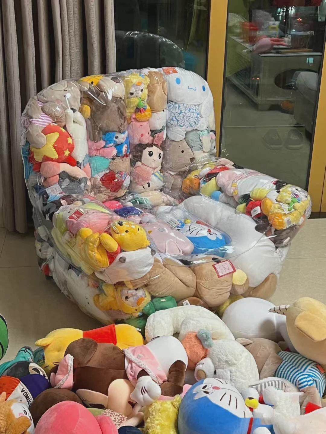 Надувной диван, кукла, надувная система хранения, популярно в интернете, DIY 