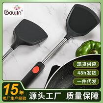Stainless steel silicon spatula non-stick pan special cooking utensil cooking cover kitchen food high temperature resistant spatula household grade spoon glue spatula
