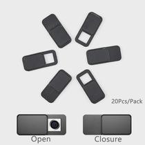 20Pcs Square Ultra Thin Lens WebCam Cover Slider Lap Camera