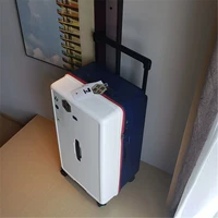 Белый + синий чистый корпус для ПК Взрывозащищенная молния YKK 𫔀