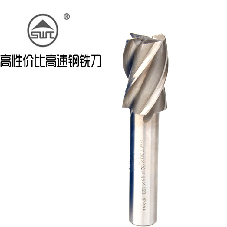 Southwest 4-edged 4-edged straight shank high-speed web milling cutter 30 ~ 48mm31 32 33 33 35 35 36 37 40