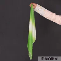 Шифоновый, зеленый, градиент, 48×48см