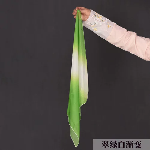 Велосипедная втулка, танцующий шифоновый классический носовой платок для танцевального шоу, градиент