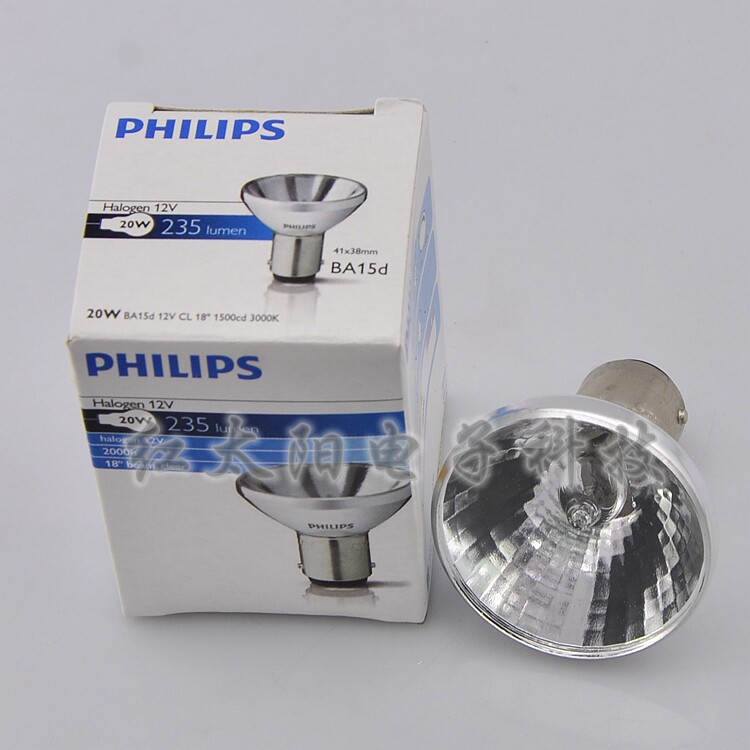 Pte BIO-TEK Elx-808 biochemical instrument bulb 6434 12V20W 18-degree bayonet light bulb without cover