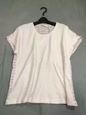 Japan Huajia main line home service top front piece solid color cotton knitting rear piece striped cotton single layer yarn