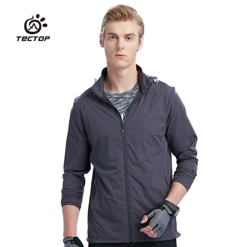 TECTOP explore spring and autumn outdoor breathable stretch jacket men's light and comfortable jacket women's JL80131 80132